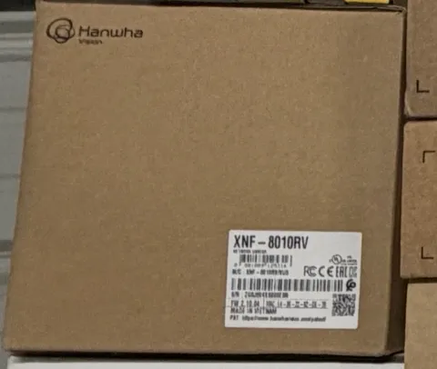 Hanwha Vision Wisenet XNF-8010RV IP Network Dome Wired Color Camera