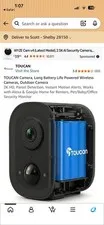 Toucan Wireless Security Camera S4 - Model# TWC400S - Black
