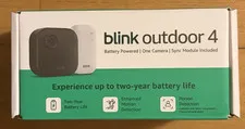 NEW Blink Outdoor 4 One Camera System with Sync Module B0DHLSZXQD 840414631670