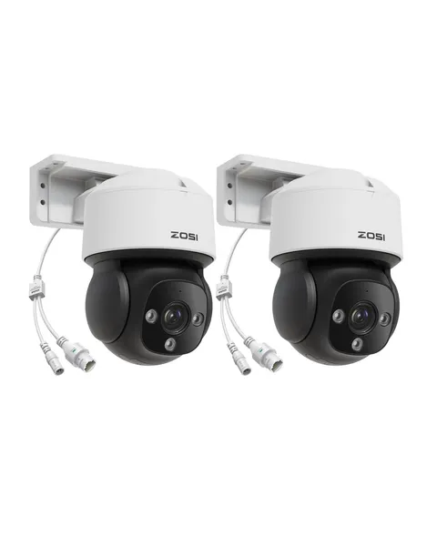 C290 4K Add-On PoE IP Outdoor Indoor, 2 x 8MP Pan Tilt Wired IP , AI Person//...