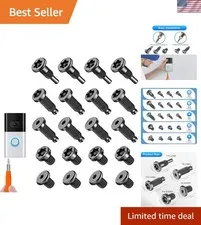High-Quality 20-Piece Security Screw Set for Video Doorbells - Easy Installation