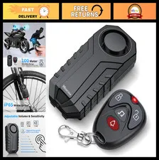Loud 113dB Anti-Theft Vibration Alarm for Electric Bike, Motorcycle, Garage & Mo