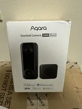 Aqara Doorbell Camera G400 with Chime, Wired/PoE, HomeKit Secure Video, 2K HD
