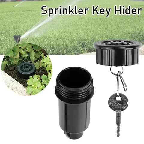 Hide a Key Cash Hidden Box Sprinkler Head Money Safe Outdoor Garden Yard Hiding 