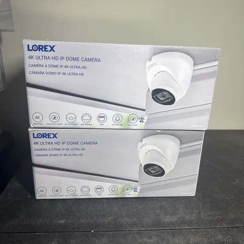 Lorex 4K HD Dome Dome Security Camera E841CD-E READ 1 OB 1 Use Lot Of 2
