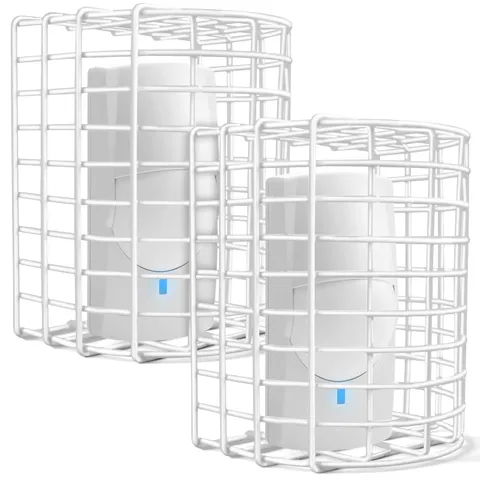 2 Pack Thermostat Guard Cage Steel Wall Mount Protector 7 x 5.8 x 4.5 Inch