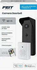 Smart Video Doorbell Camera, 2.4Ghz Wi-Fi, No Hub, Two-Way Audio, Advance Motion
