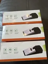 Lot Of 3: Portable Door Stop Alarm, Door Stopper with 120db Loud Alarm