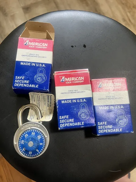 New Old StockAmerican Lock Co Combination Padlock Rust Proof Stainless Steel