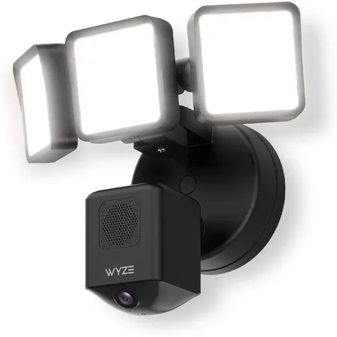 WYZE Floodlight Camera Pro LEDs 2.5K 180°Wide View Color Night Vision Class B