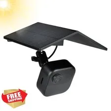 StartVision Solar Panel Blink Camera Black