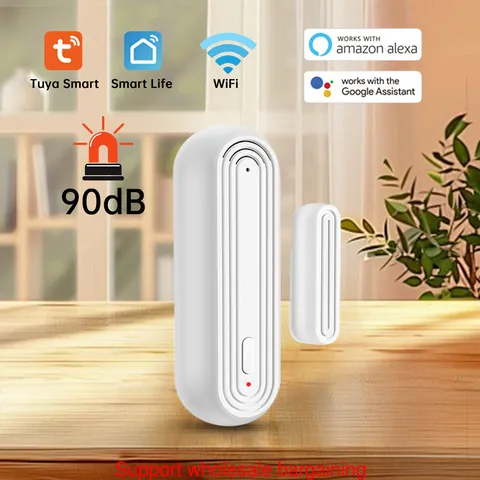 Tuya Smart Home WiFi Door Window Alarm Sensor Detector for Alexa Google Home