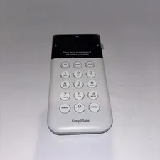 SimpliSafe SSKP3 Keypad White Wireless Touch-to-Wake Home Security GEN 3 - Used