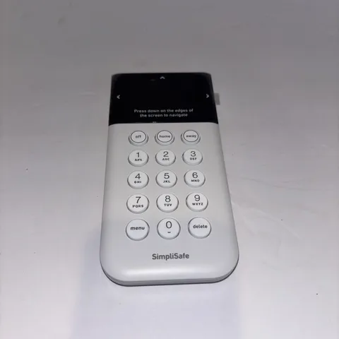 SimpliSafe SSKP3 Keypad White Wireless Touch-to-Wake Home Security GEN 3 - Used