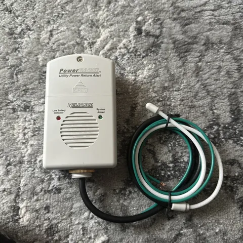 Reliance Controls Corporation THP108 PowerBACK! Mains Return Alarm