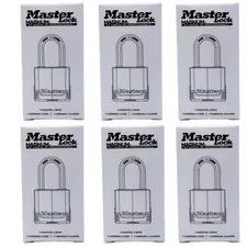 Master Covered Extreme Weather 1-3/4" Padlock w Keyed Alike Feature M115KALF 6Pk