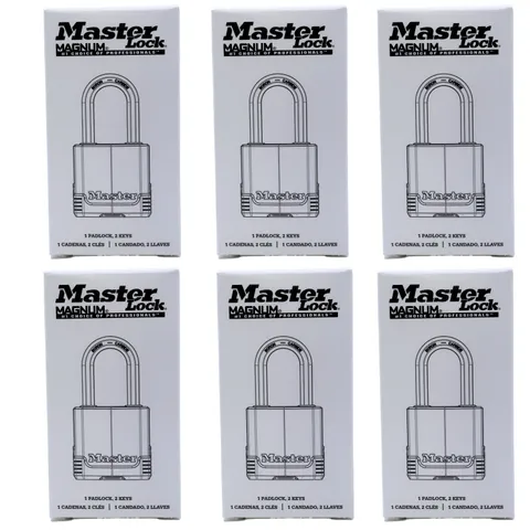 Master Covered Extreme Weather 1-3/4" Padlock w Keyed Alike Feature M115KALF 6Pk