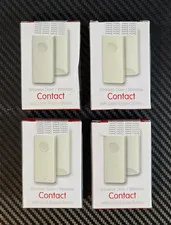 4x Ecolink WST-212 Wireless Door Window Contact Sensor with Local Bypass Button
