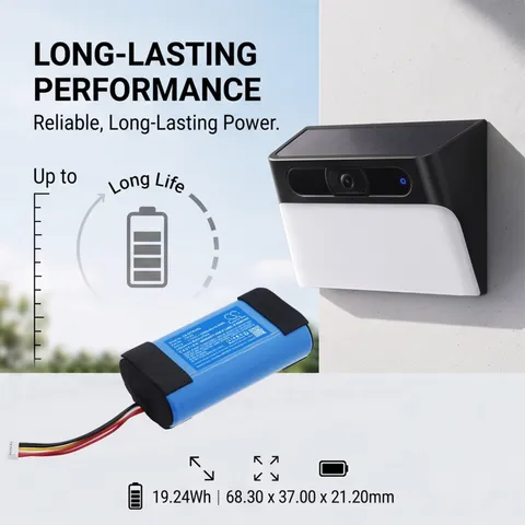 BATTERIE 5200mAh Type T81A0 For Eufy Security S120 Solar Wall Light Cam