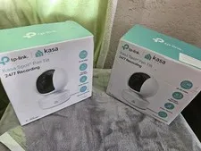 TP-LINK Kasa Spot Pan/Tilt 2K HD Indoor WiFi Camera, Night Vision, 2 Pack