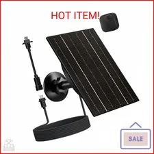VUEBEE Solar Panel for Blink Outdoor 4/3/XT2/XT Camera, 4W High-Efficiency Solar