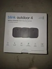 Blink Outdoor 4 - Battery-Powered Smart Security 3-Camera System W/ Sync Module