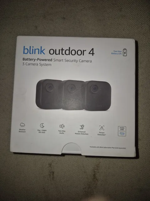Blink Outdoor 4 - Battery-Powered Smart Security 3-Camera System W/ Sync Module