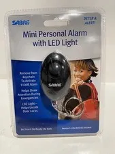 SABRE® Mini Personal Alarm on Key Ring w/ LED Light (PA-MPALL) - New & Sealed