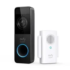 Eufy Security by Anker 1080p Video Doorbell - Black Battery Powered New Sealed