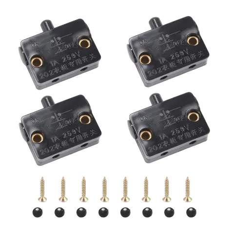 4 Pcs Cabinet Door  Cabinet Lamp  Drawers Open on Close Door Applicable to1854