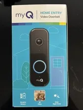 myQ Video Doorbell | 2K Camera, Battery/Wired Color Night Vision Live with 2-Way