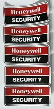 (5) Authentic OEM Honeywell Window Door Security Decal Sticker Burglar Alarm New