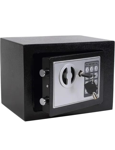 Portable Mini Safe Box Electronic Lock Strong Steel Wall Mount Security Access