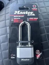Master Lock Elite Heavy Duty Lock with Boron Steel Shackle