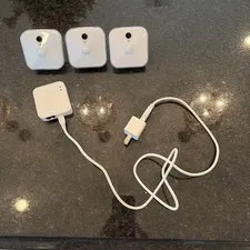 Blink Outdoor Cameras -Set Of 3 With Sync Module in White