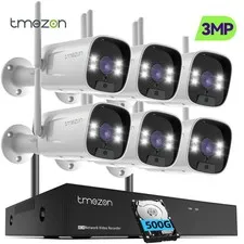 Wireless Surveillance Camera System 3MP NVR Motion Detection for Home Security