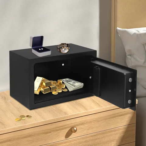 Offices Security Safes Cash Box Button/Key Hotel Steel Digital Safe Box Lock