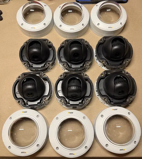 Lot Of 6 - Axis Communications P3245-VE Network Camera | Tested/Working