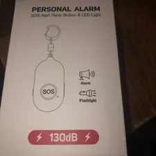 Self Defense Keychain Personal Alarm - 130dB with Emergency LED Flashlight