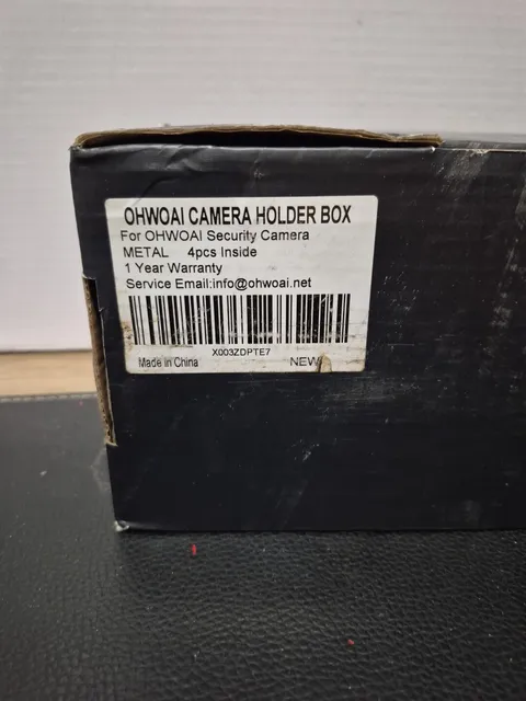 OHWOAI Camera mounting Junction box for OHWOAI Security Cameras Metal 3 Piece