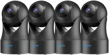 Indoor Security Camera, 360 Pan/Tilt Home Cameras with Motion Detection, Pet ...
