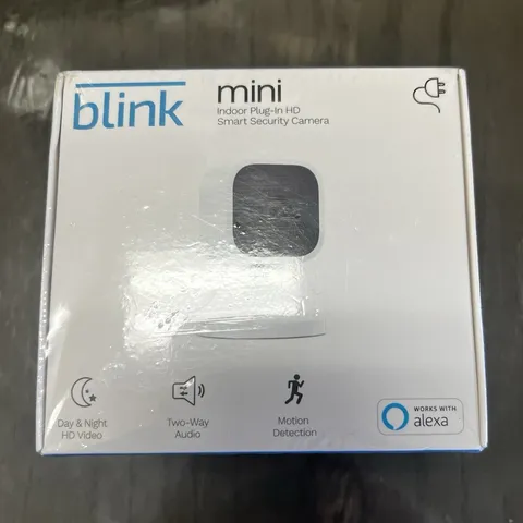 Blink Mini Indoor HD Wi-Fi Camera, Motion, 2-Way Audio, Alexa, White