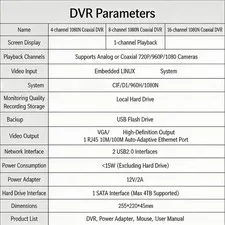 8 Input Channel CCTV DVR Metal Case With VGA Output Networking Connection