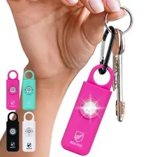 ® Siren -Alarm - 130 dB Keychain Alarm with Strobe Light for , Children, and ...