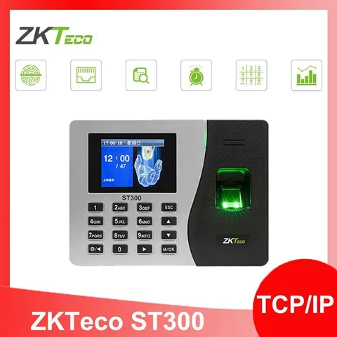 ZKTeco ST300 TCP/IP USB Time Clock Fingerprint Attendance Access Control System