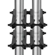 Antenna Mast Clamp 2 inch Pole to Pole Mounting Kits Heavy Duty Mast to Mast ...