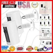 2Pack Camera Wall Mount Compatible with R-ing Stick Up Cam Battery/Outdoor Ca...