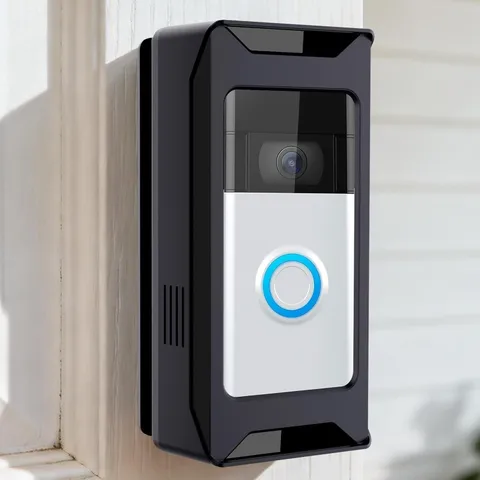 Wireless Doorbell Camera Mount Black Anti-Theft Security Mount Compatible Ring