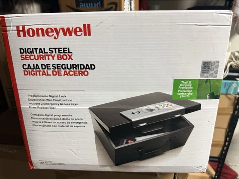 Honeywell Digital Steel Security Box 5.50” H X 12.70” W X 10.40” D