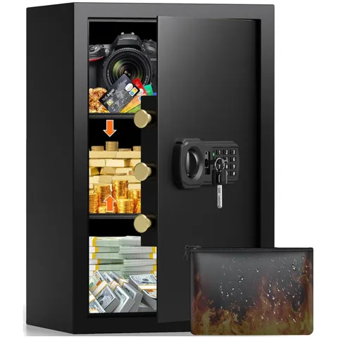 Solid Steel Construction Security Safe with Keypad Lock
